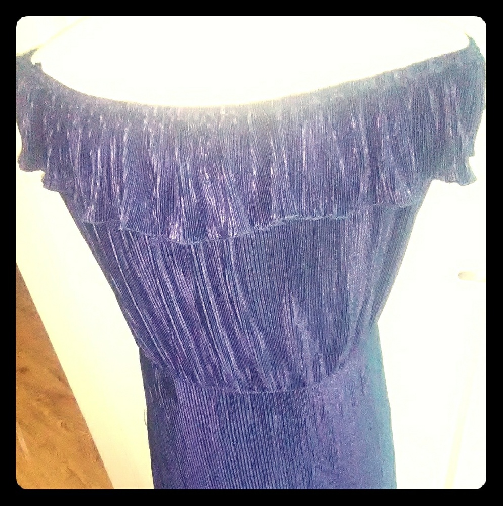 Last Exit Dk Blue High/Low Dress Size 3X